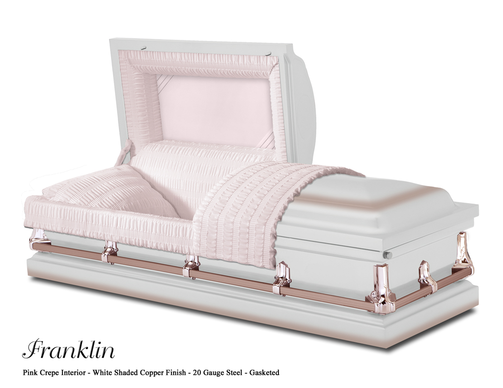 Franklin White Shaded Copper PRINT